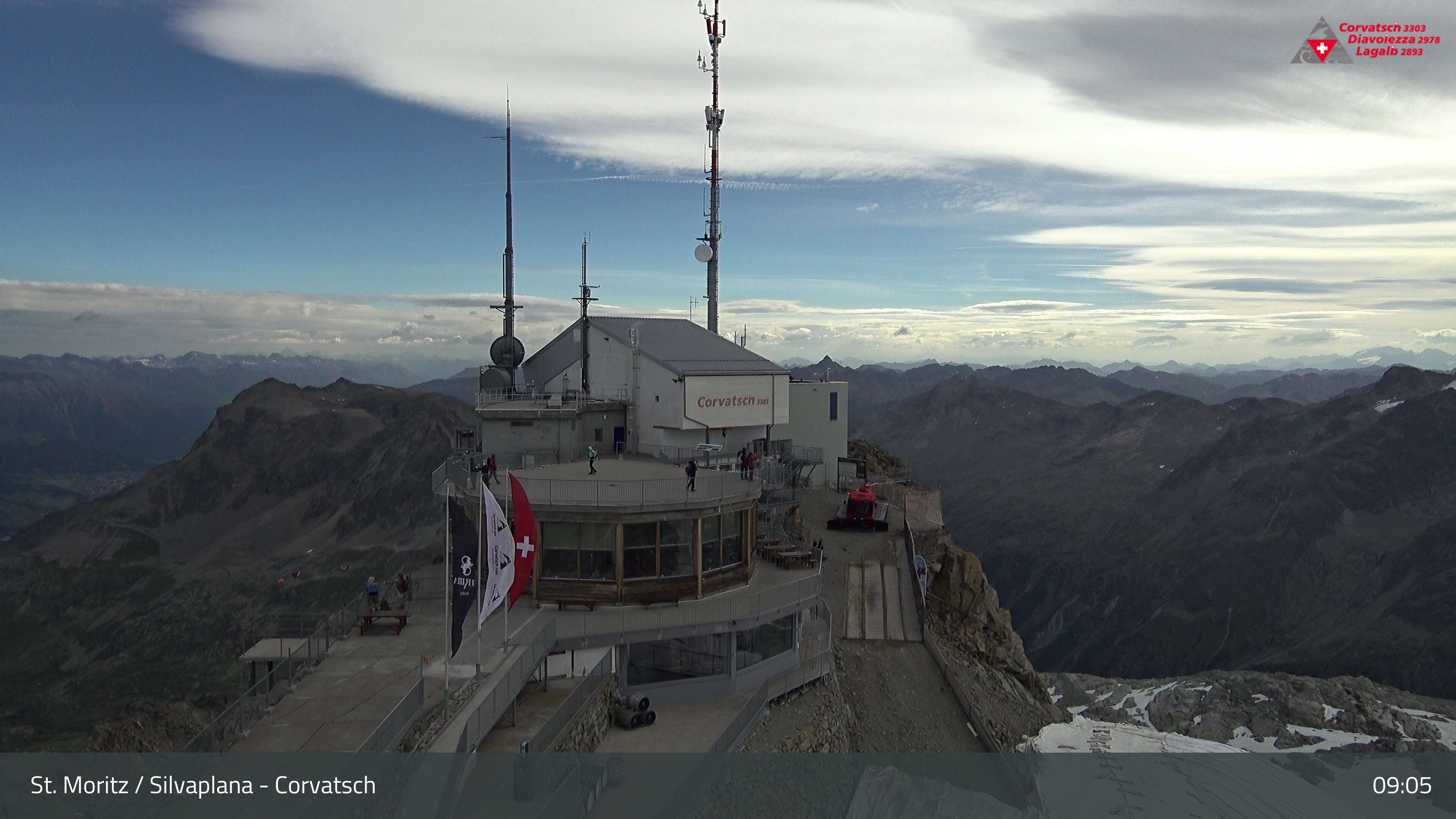 Silvaplana › Nordosten: Restaurant 3303 - Piz Corvatsch - Munt Arlas