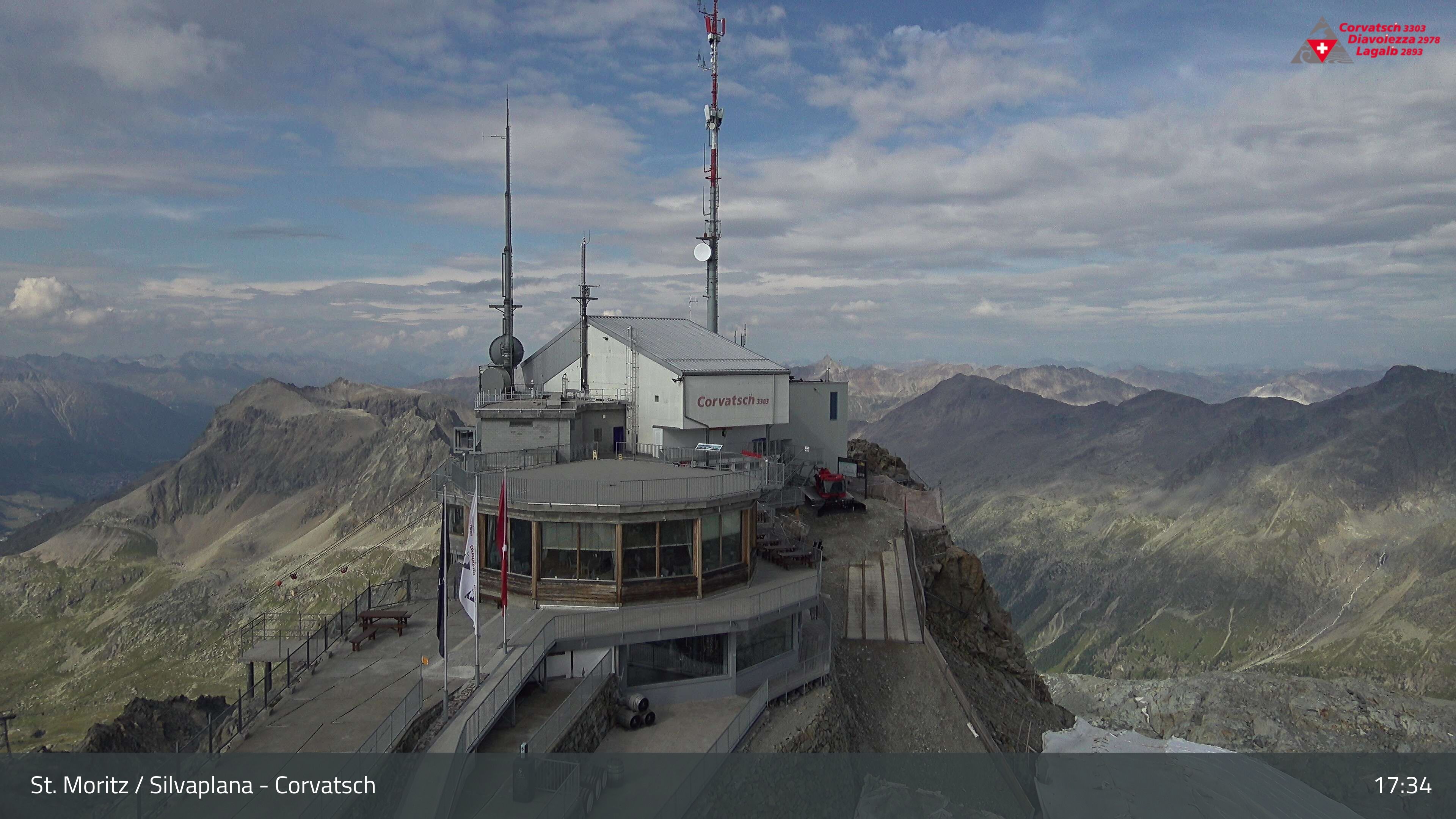 Silvaplana › Nordosten: Restaurant 3303 - Piz Corvatsch - Munt Arlas
