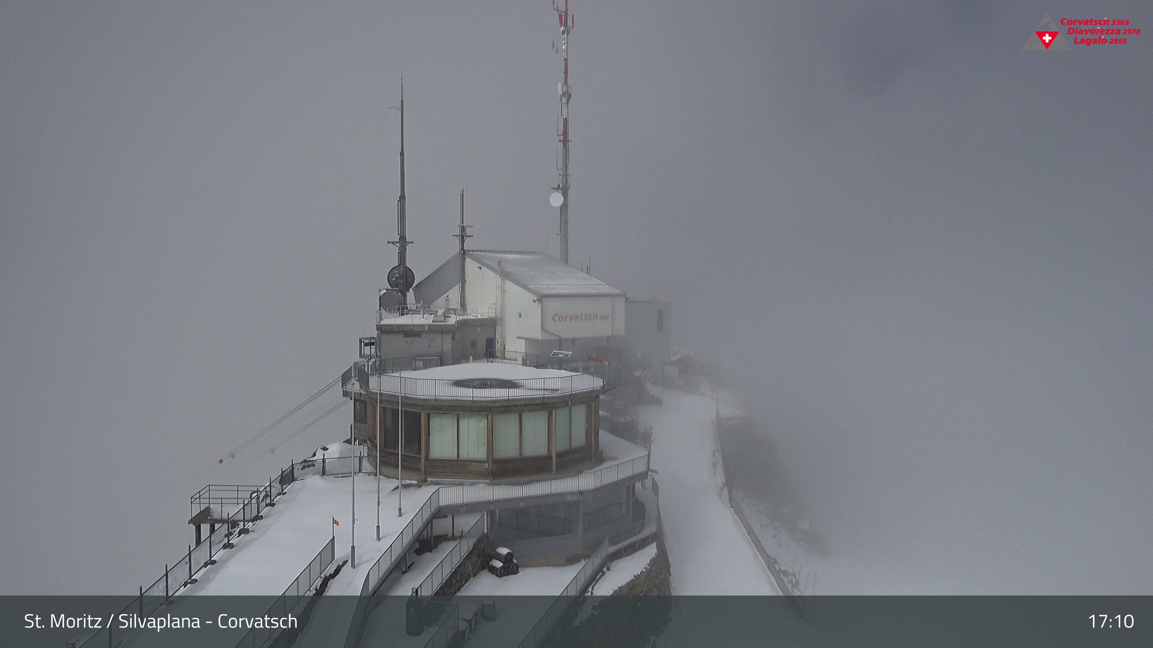 Silvaplana: Corvatsch - Corvatsch, Bergstation Corvatsch 3303