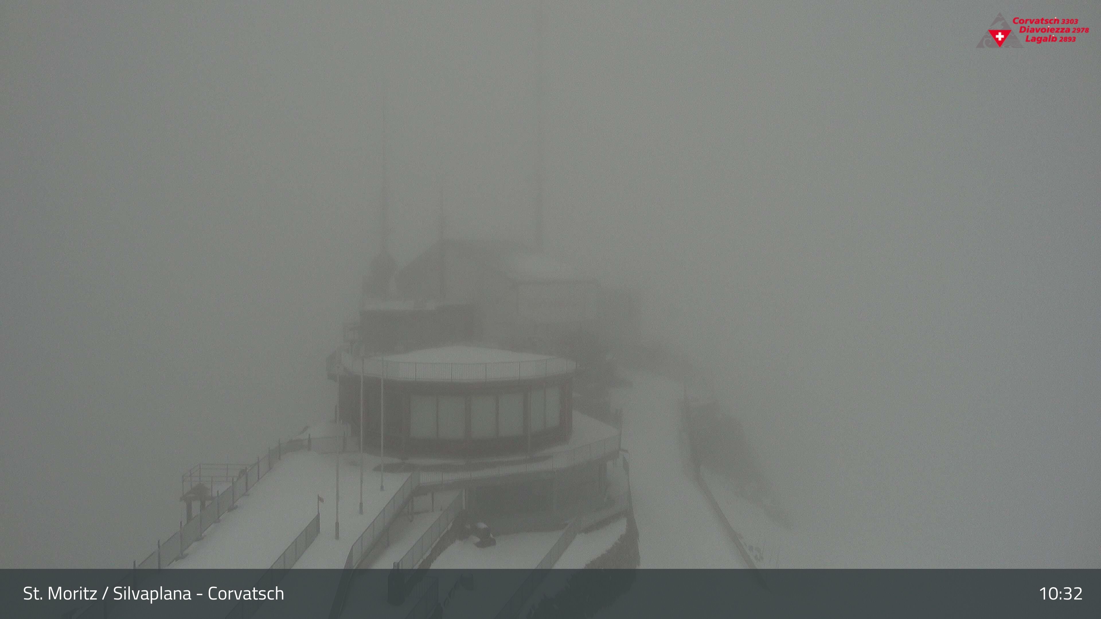 Silvaplana: Corvatsch - Corvatsch, Bergstation Corvatsch 3303