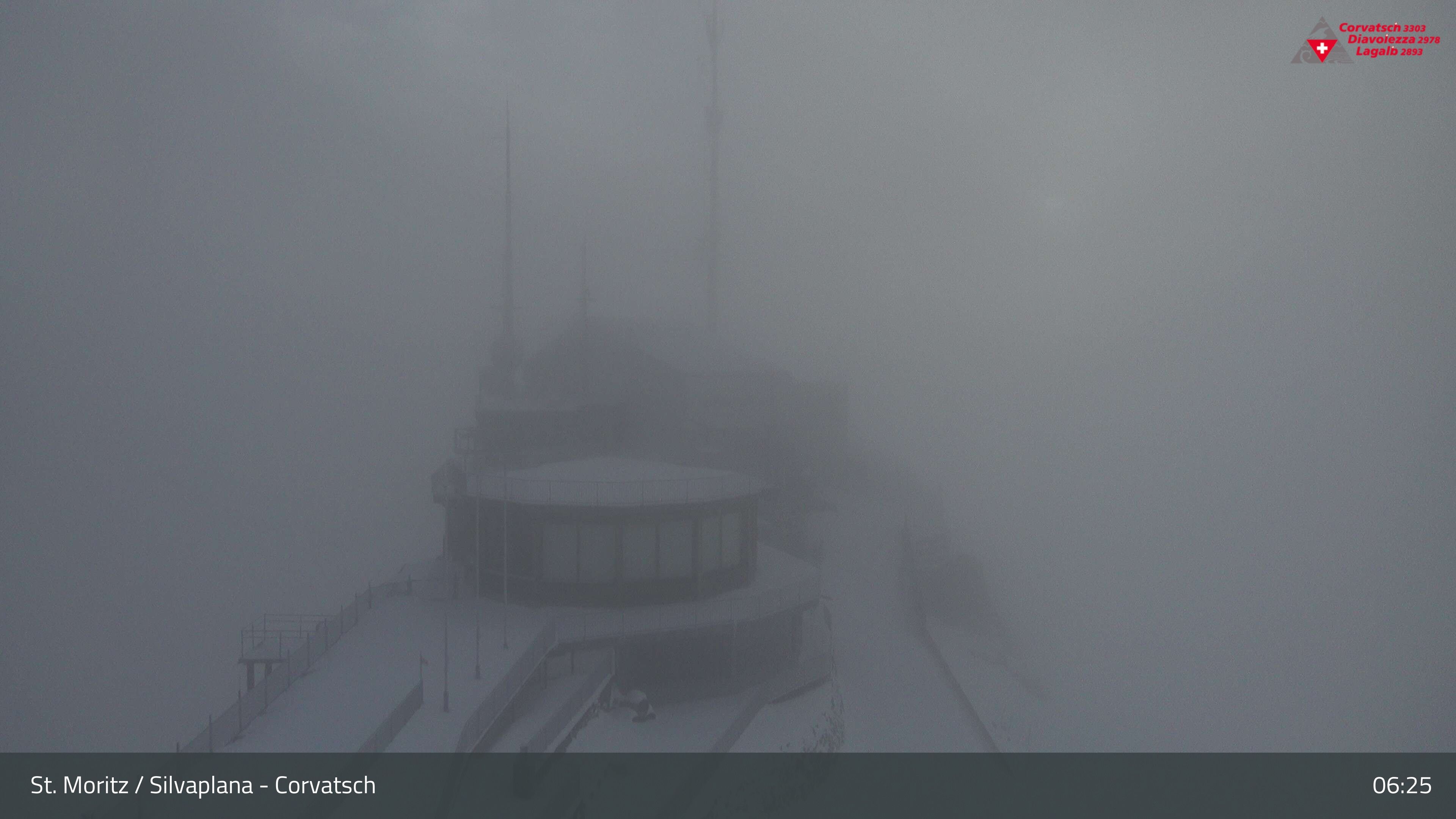 Silvaplana: Corvatsch - Corvatsch, Bergstation Corvatsch 3303