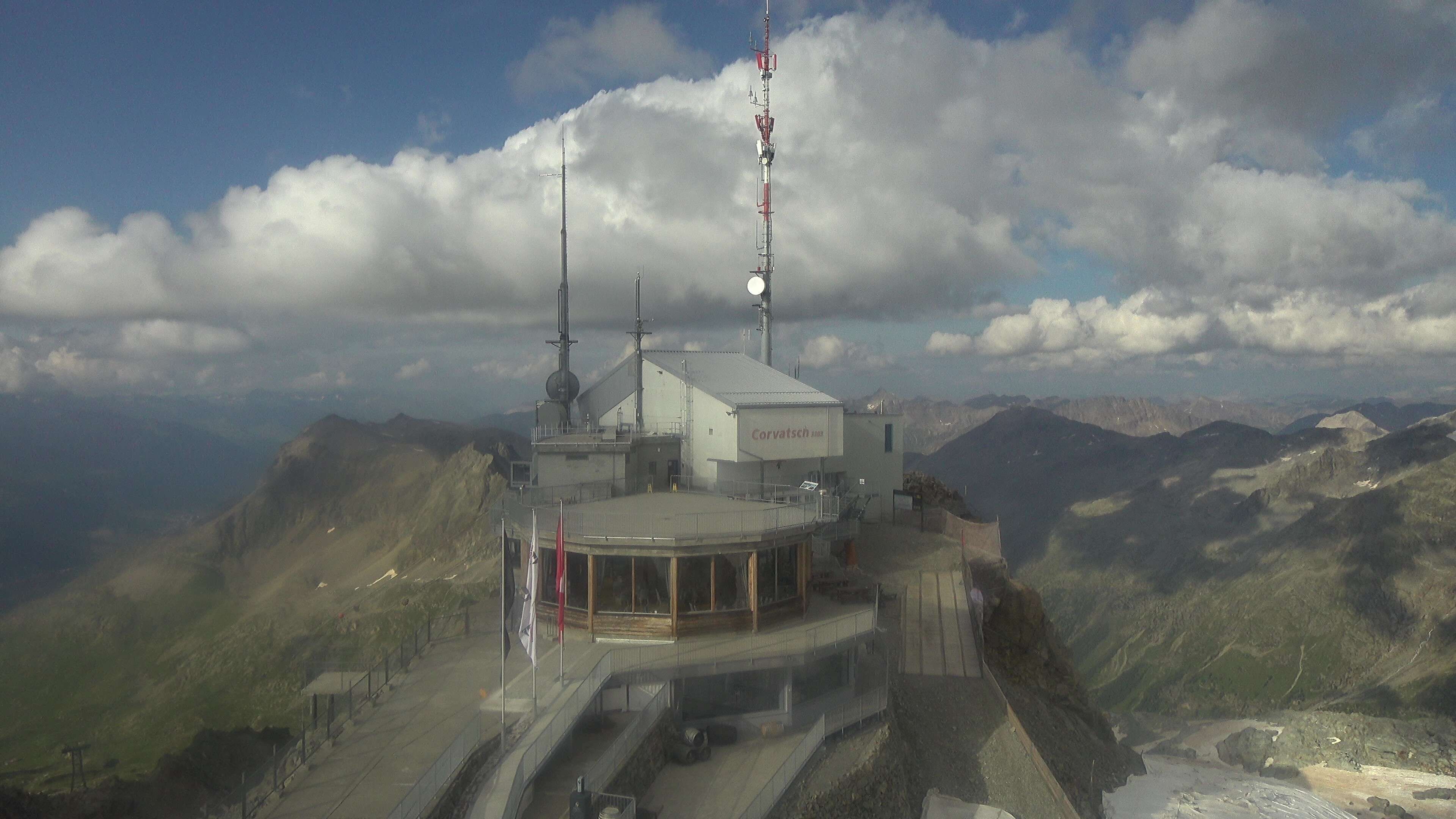 Silvaplana: Corvatsch - Corvatsch, Bergstation Corvatsch 3303