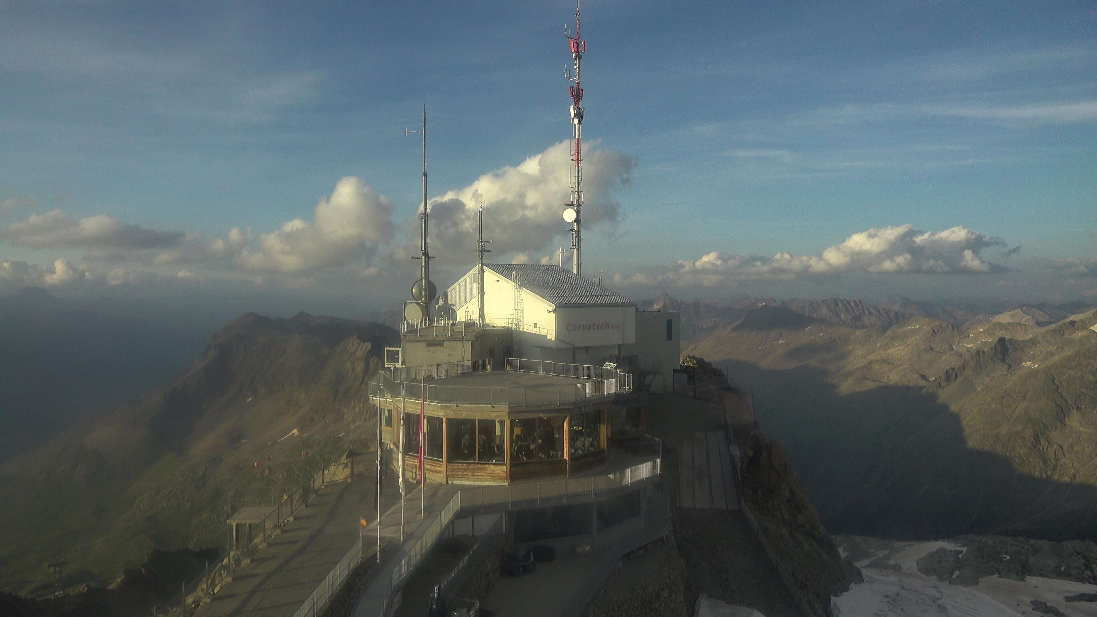 Silvaplana: Corvatsch - Corvatsch, Bergstation Corvatsch 3303