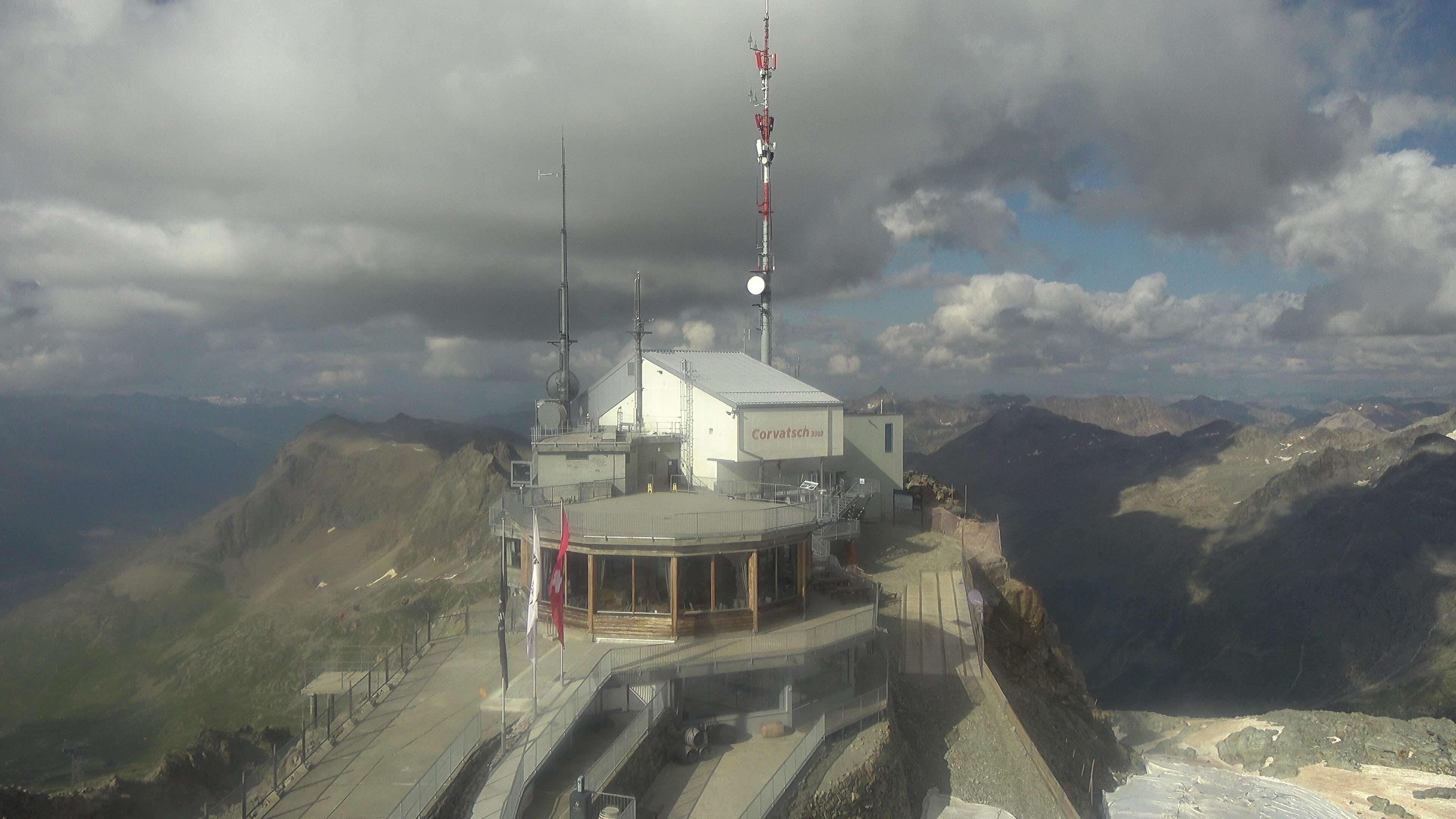 Silvaplana: Corvatsch - Corvatsch, Bergstation Corvatsch 3303