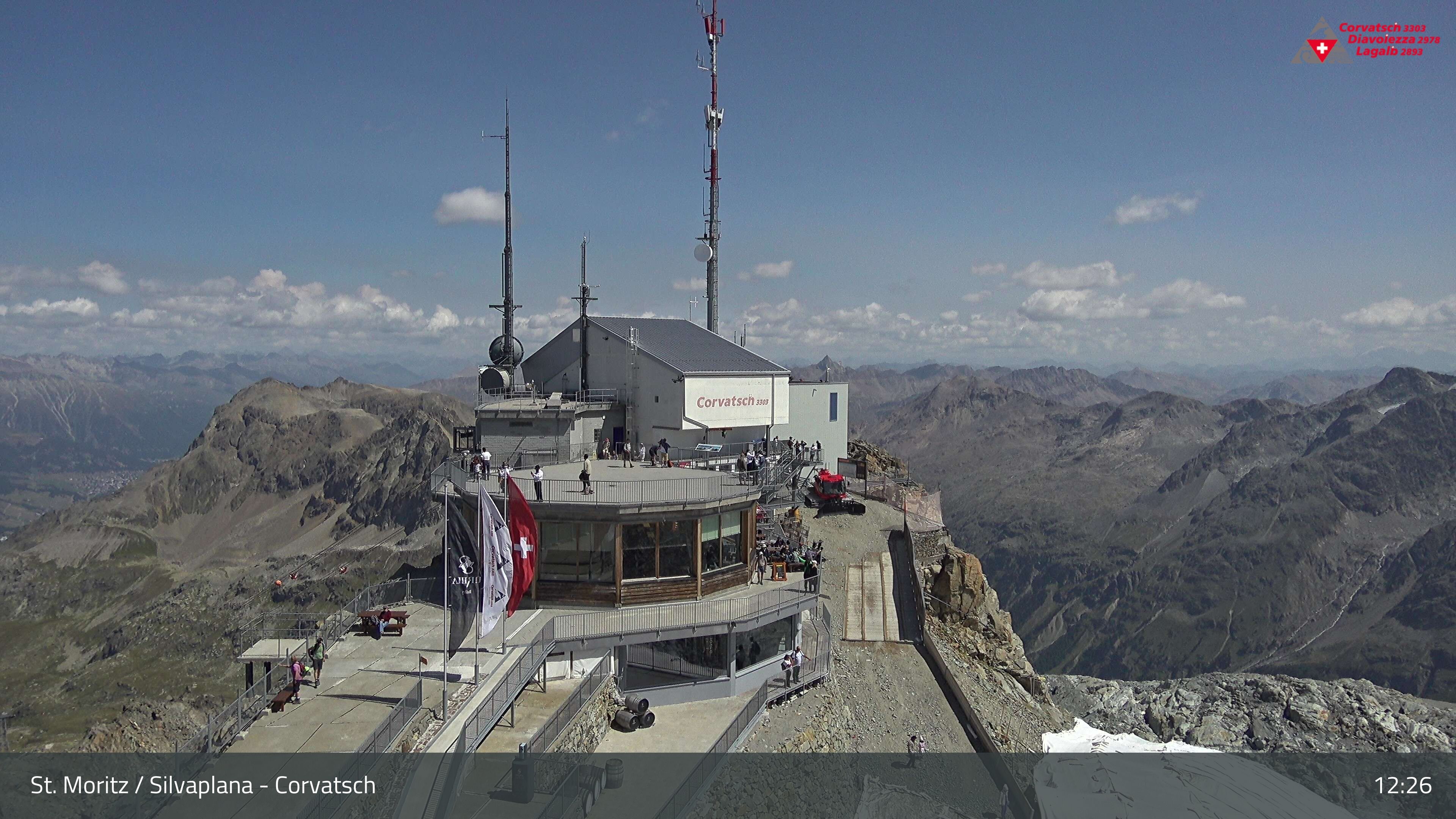 Silvaplana › Nordosten: Restaurant 3303 - Piz Corvatsch - Munt Arlas