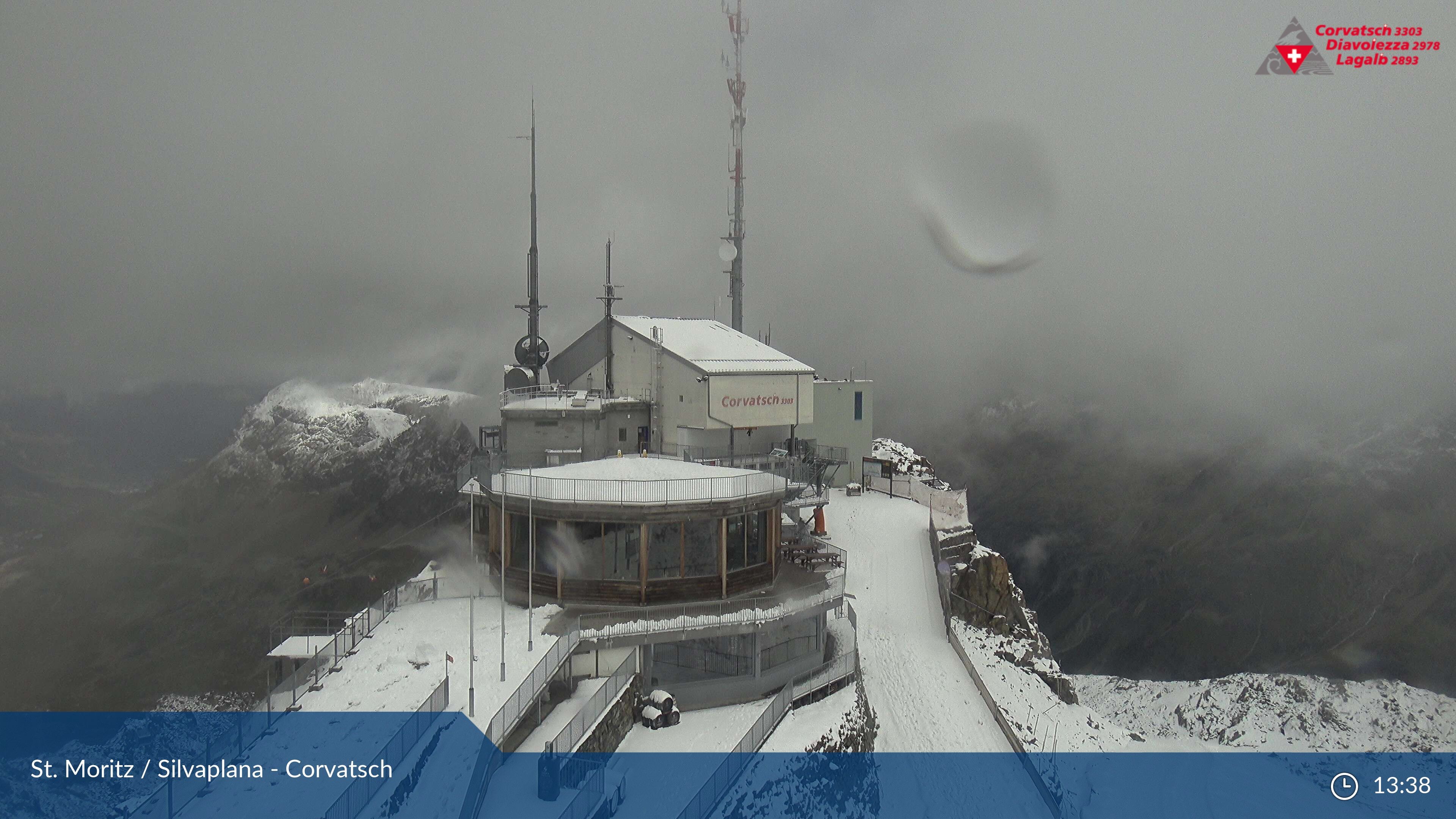 Silvaplana: Corvatsch - Corvatsch, Bergstation Corvatsch 3303