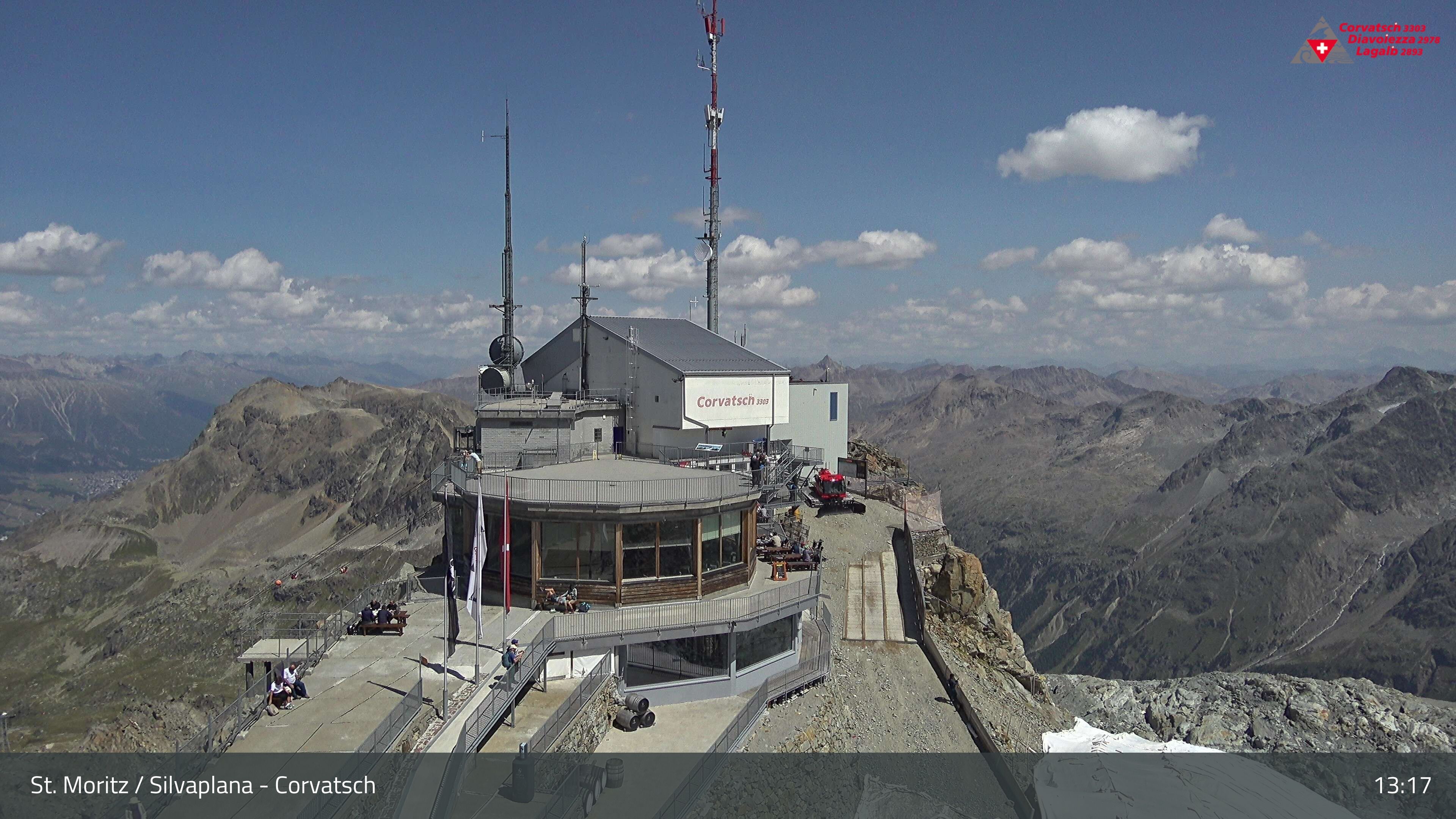 Silvaplana › Nordosten: Restaurant 3303 - Piz Corvatsch - Munt Arlas