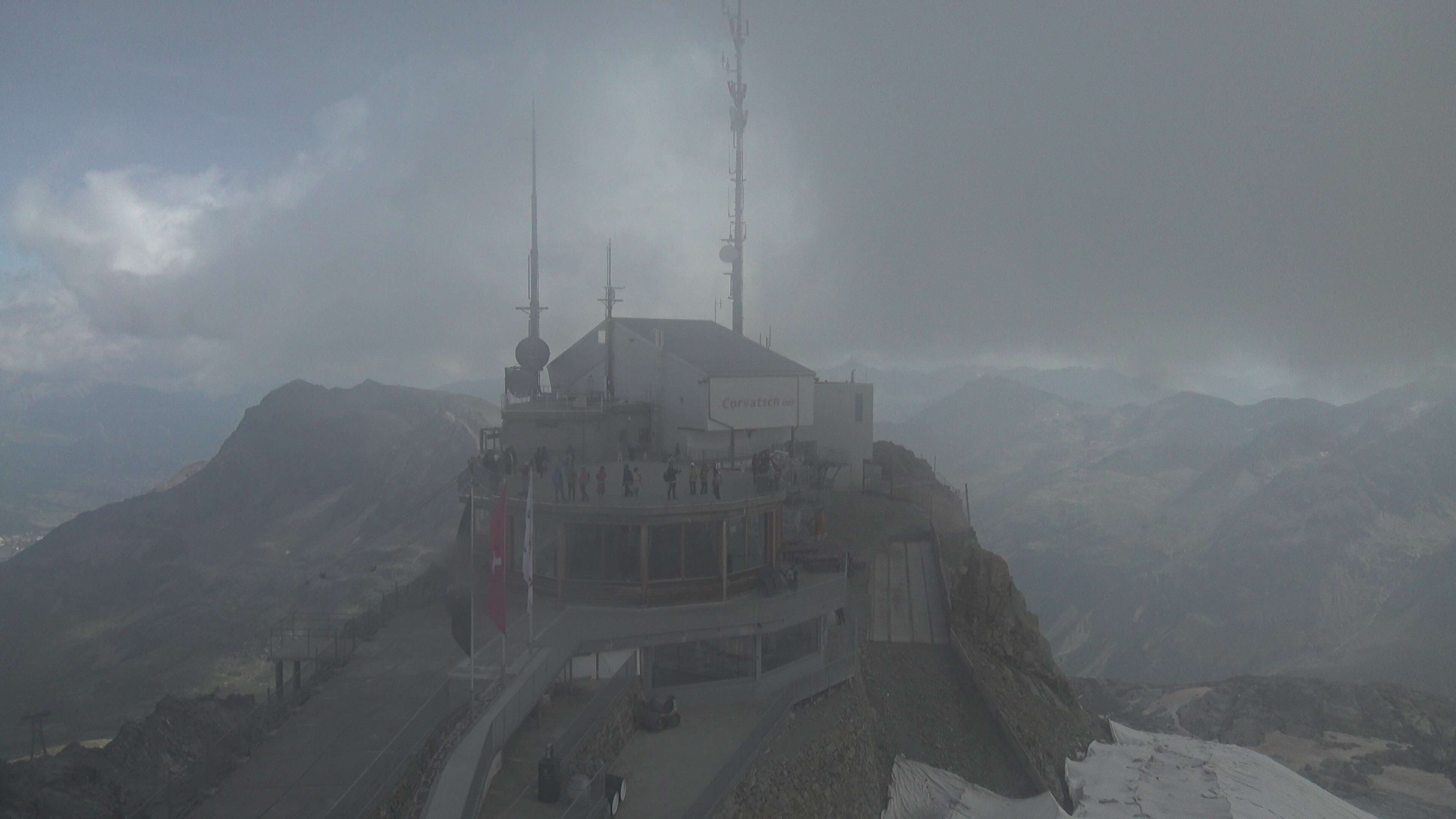 Silvaplana: Corvatsch - Corvatsch, Bergstation Corvatsch 3303