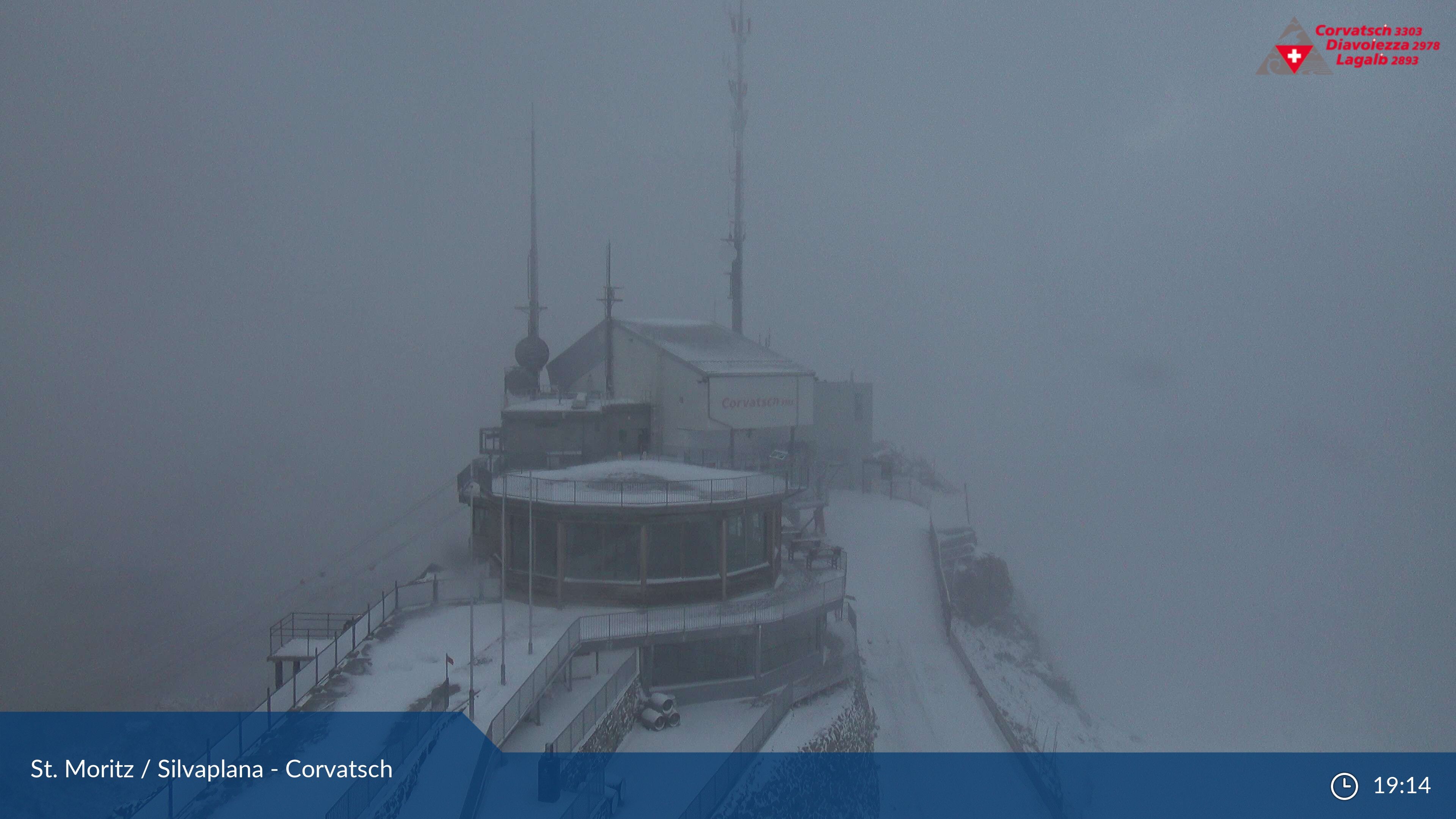 Silvaplana: Corvatsch - Corvatsch, Bergstation Corvatsch 3303