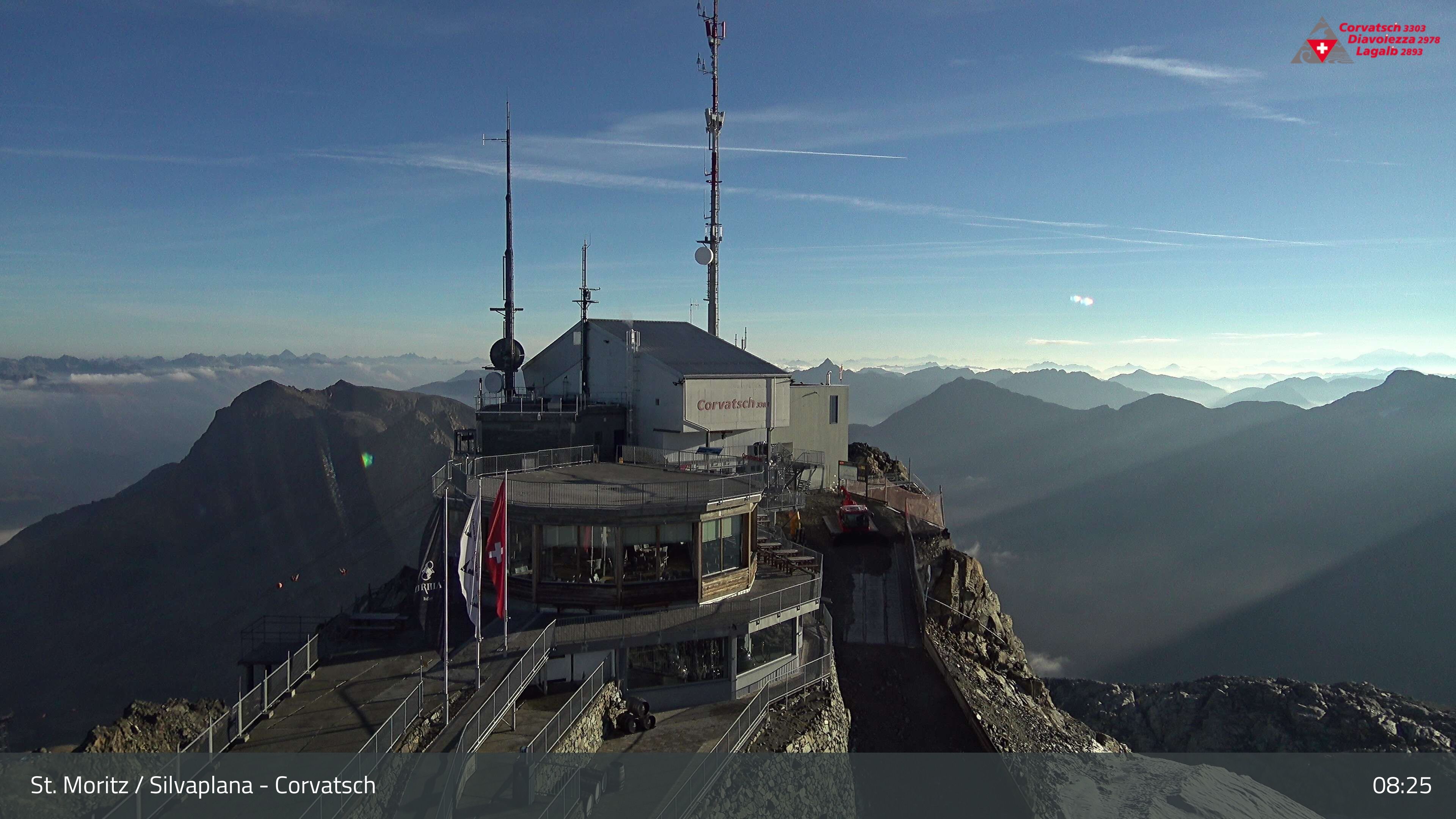 Silvaplana › Nordosten: Restaurant 3303 - Piz Corvatsch - Munt Arlas