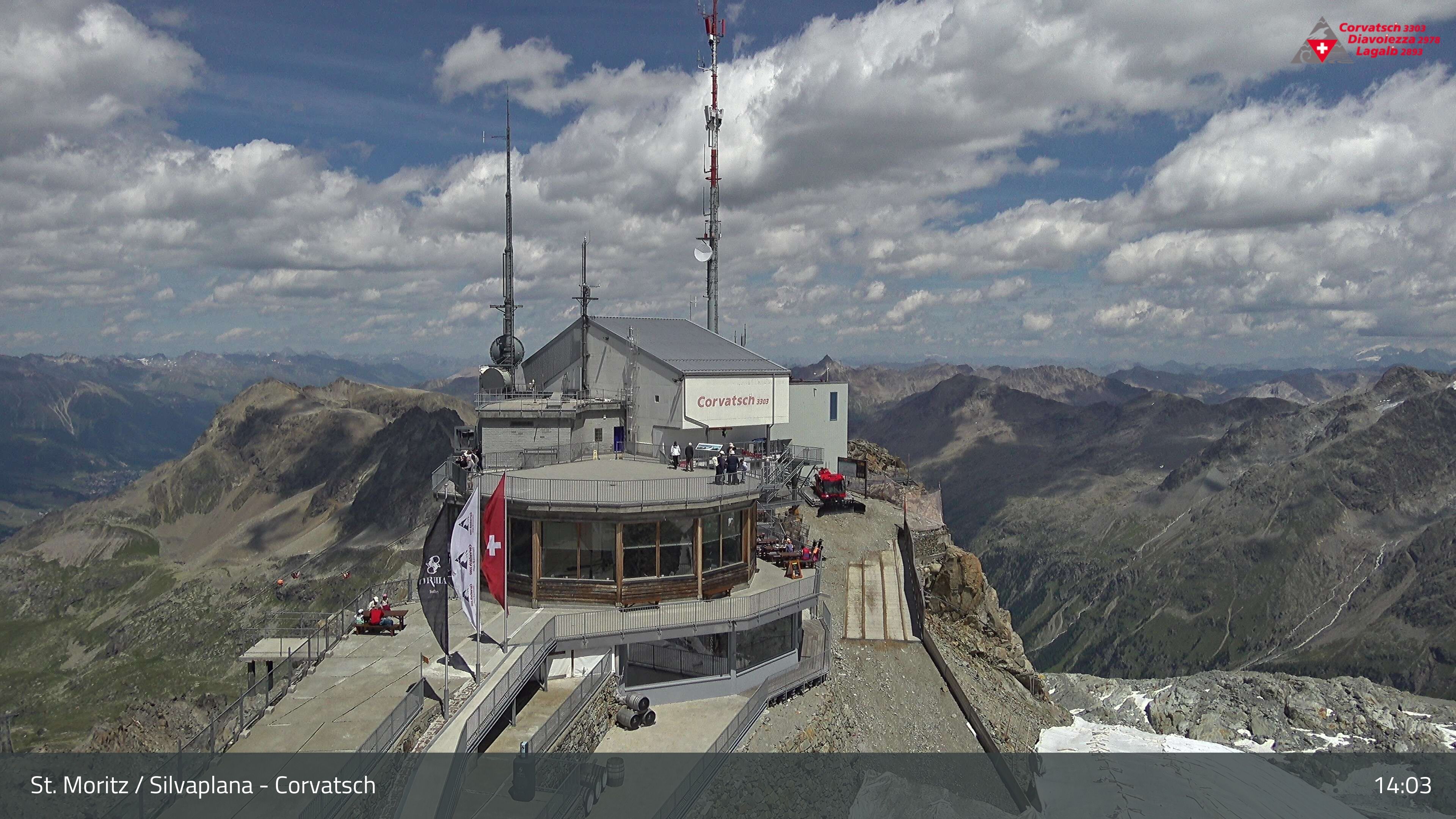 Silvaplana › Nordosten: Restaurant 3303 - Piz Corvatsch - Munt Arlas