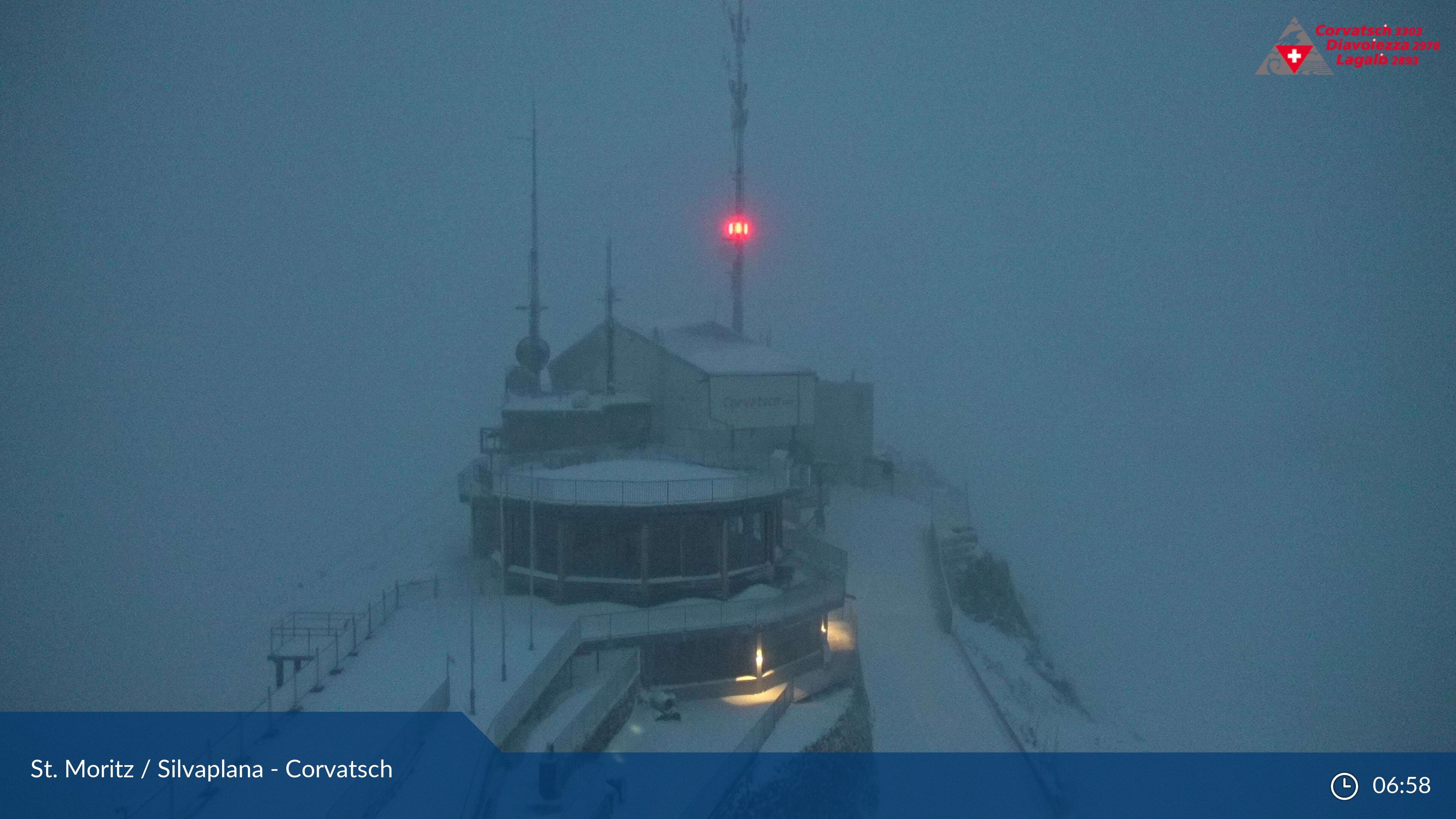 Silvaplana: Corvatsch - Corvatsch, Bergstation Corvatsch 3303