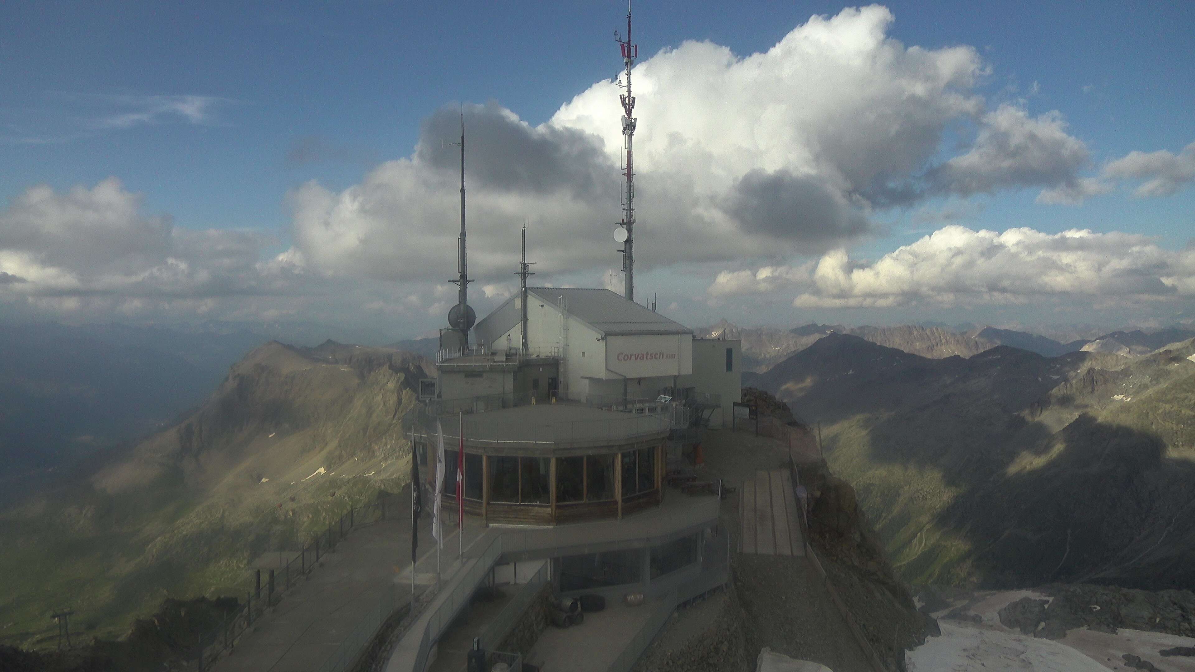 Silvaplana: Corvatsch - Corvatsch, Bergstation Corvatsch 3303