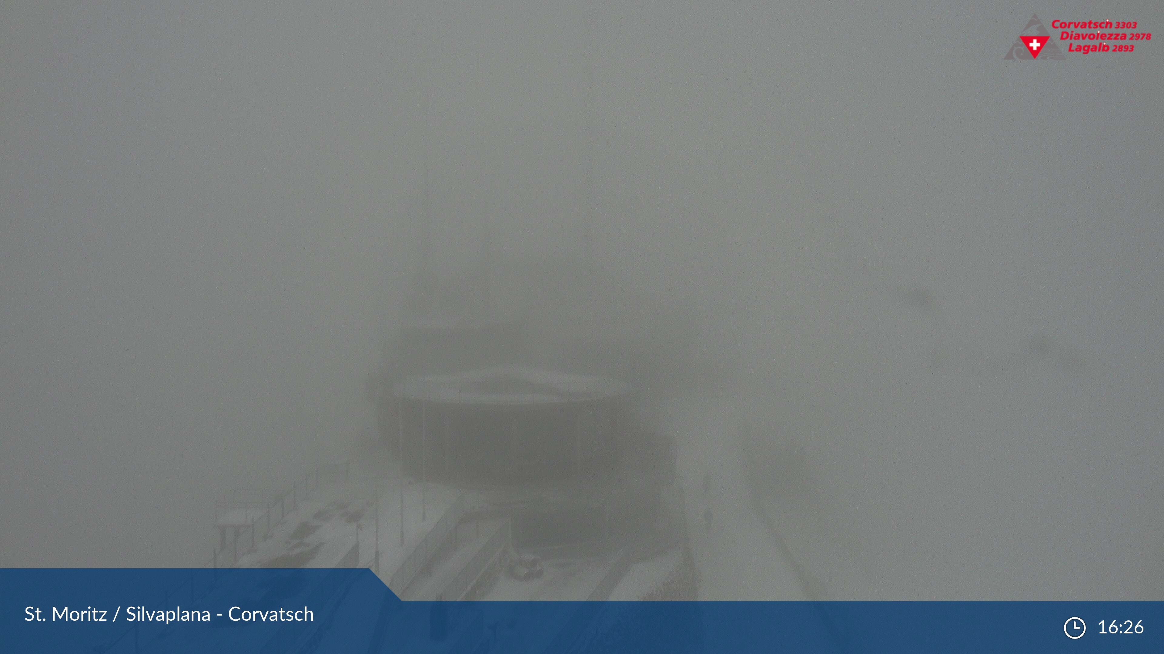 Silvaplana: Corvatsch - Corvatsch, Bergstation Corvatsch 3303