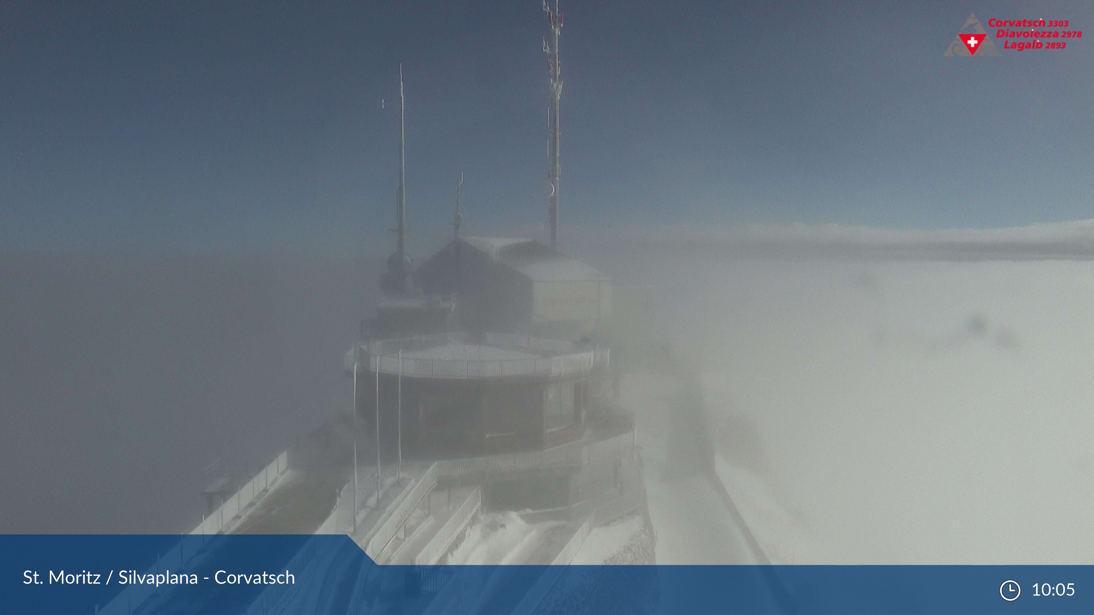 Silvaplana: Corvatsch - Corvatsch, Bergstation Corvatsch 3303