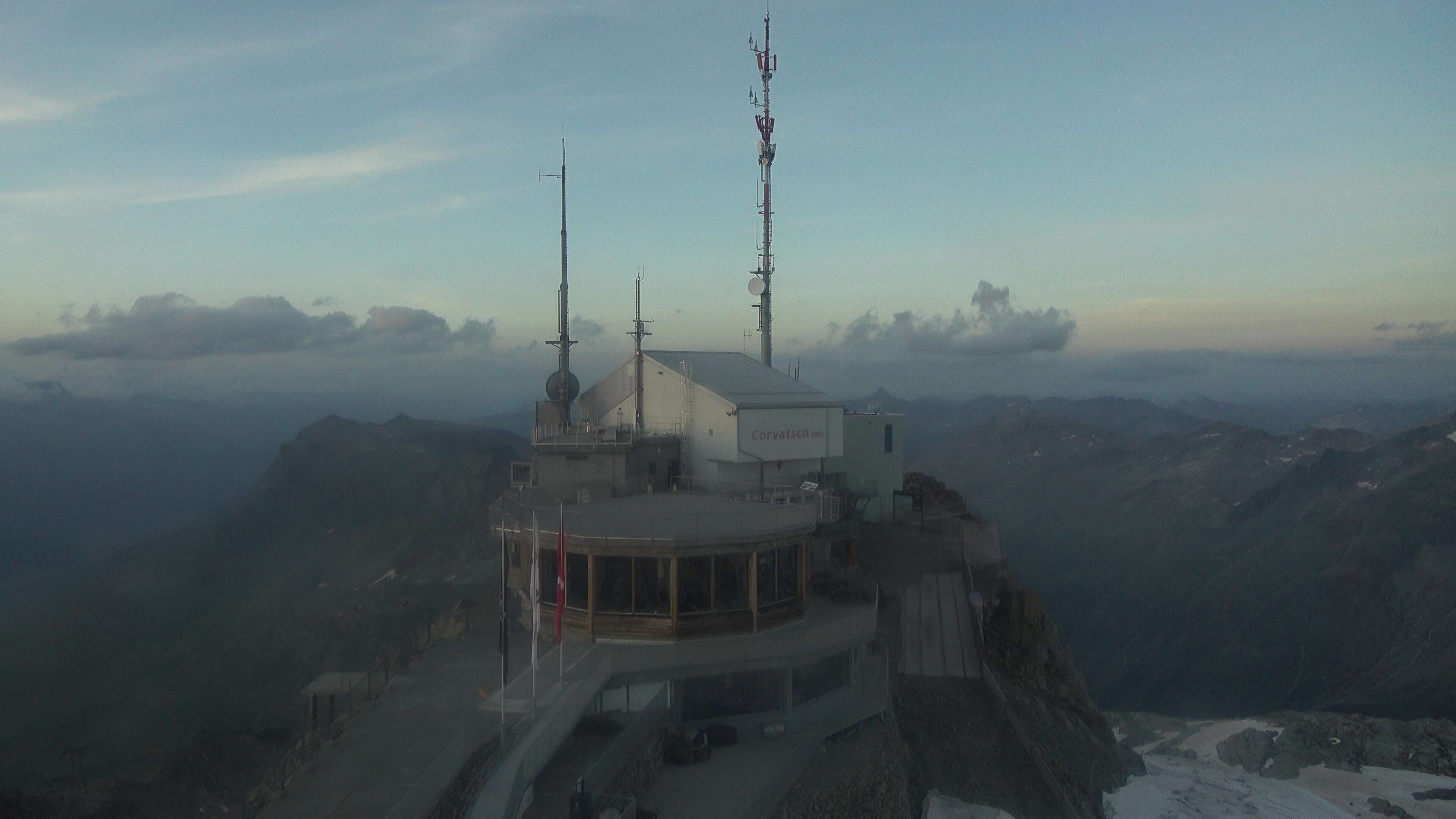 Silvaplana: Corvatsch - Corvatsch, Bergstation Corvatsch 3303