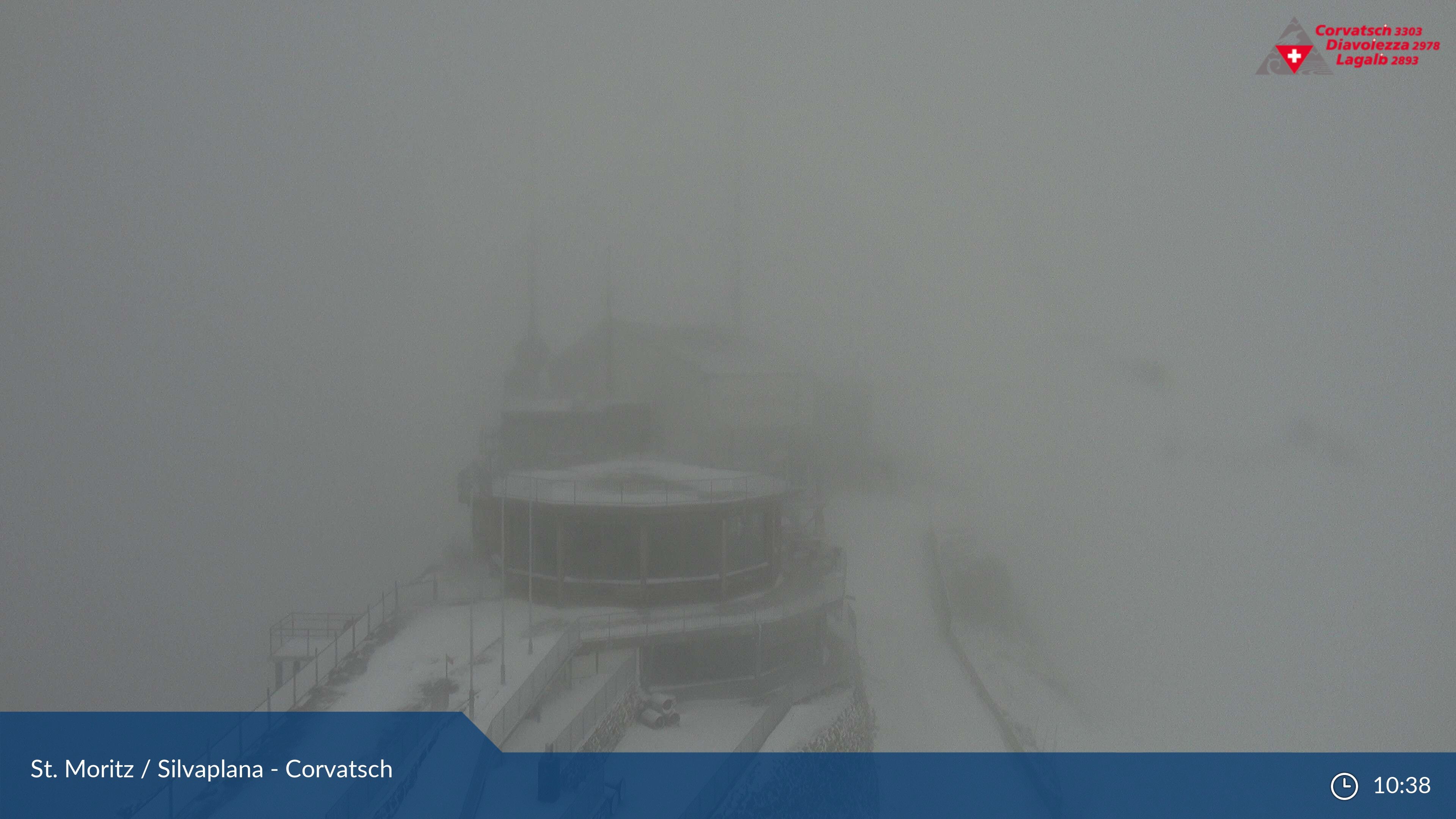 Silvaplana: Corvatsch - Corvatsch, Bergstation Corvatsch 3303