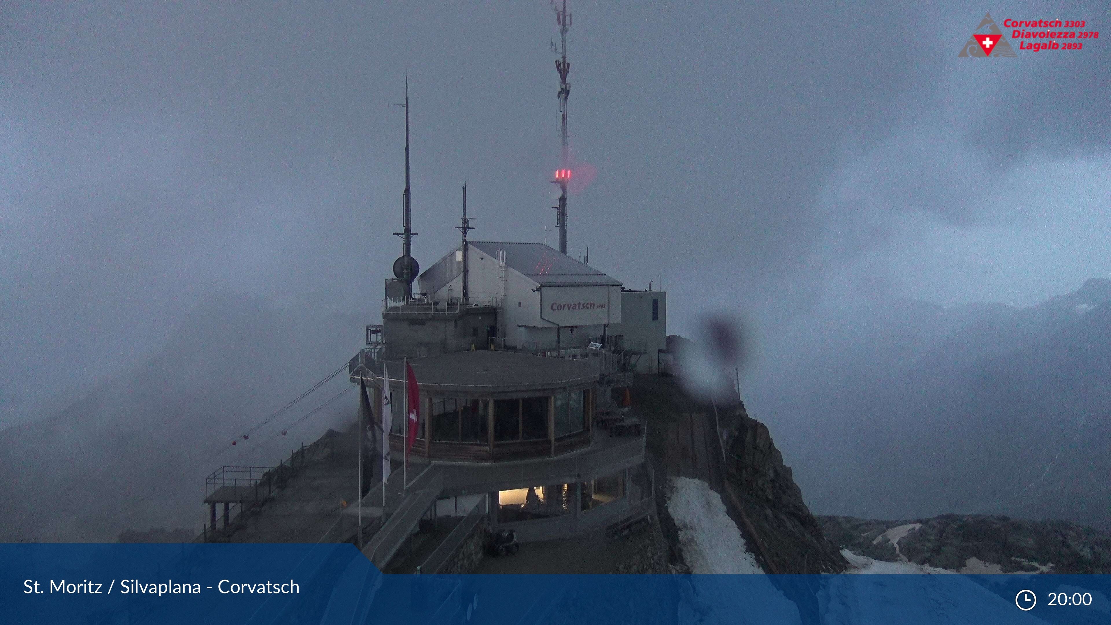 Silvaplana: Corvatsch - Corvatsch, Bergstation Corvatsch 3303