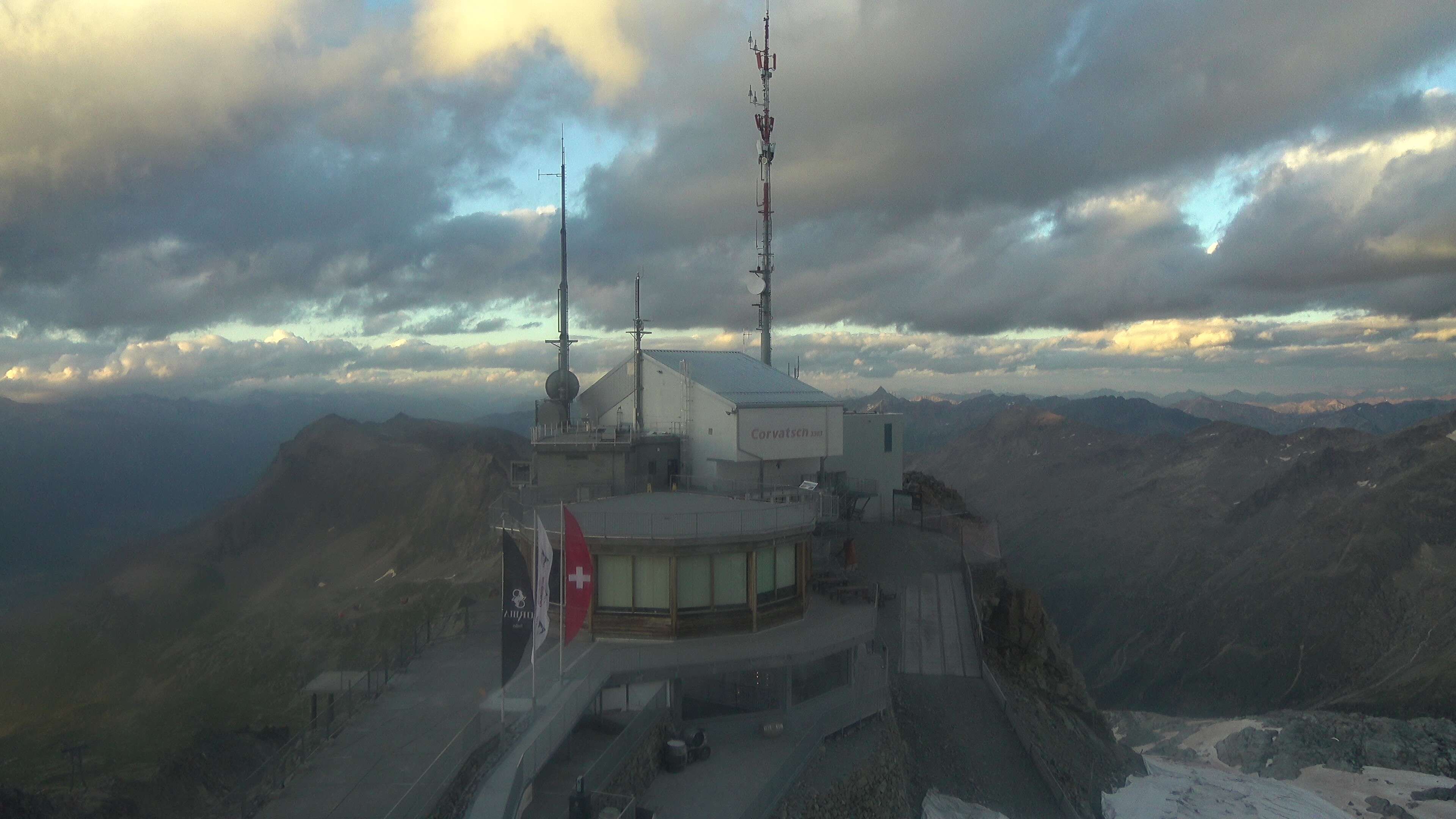 Silvaplana: Corvatsch - Corvatsch, Bergstation Corvatsch 3303