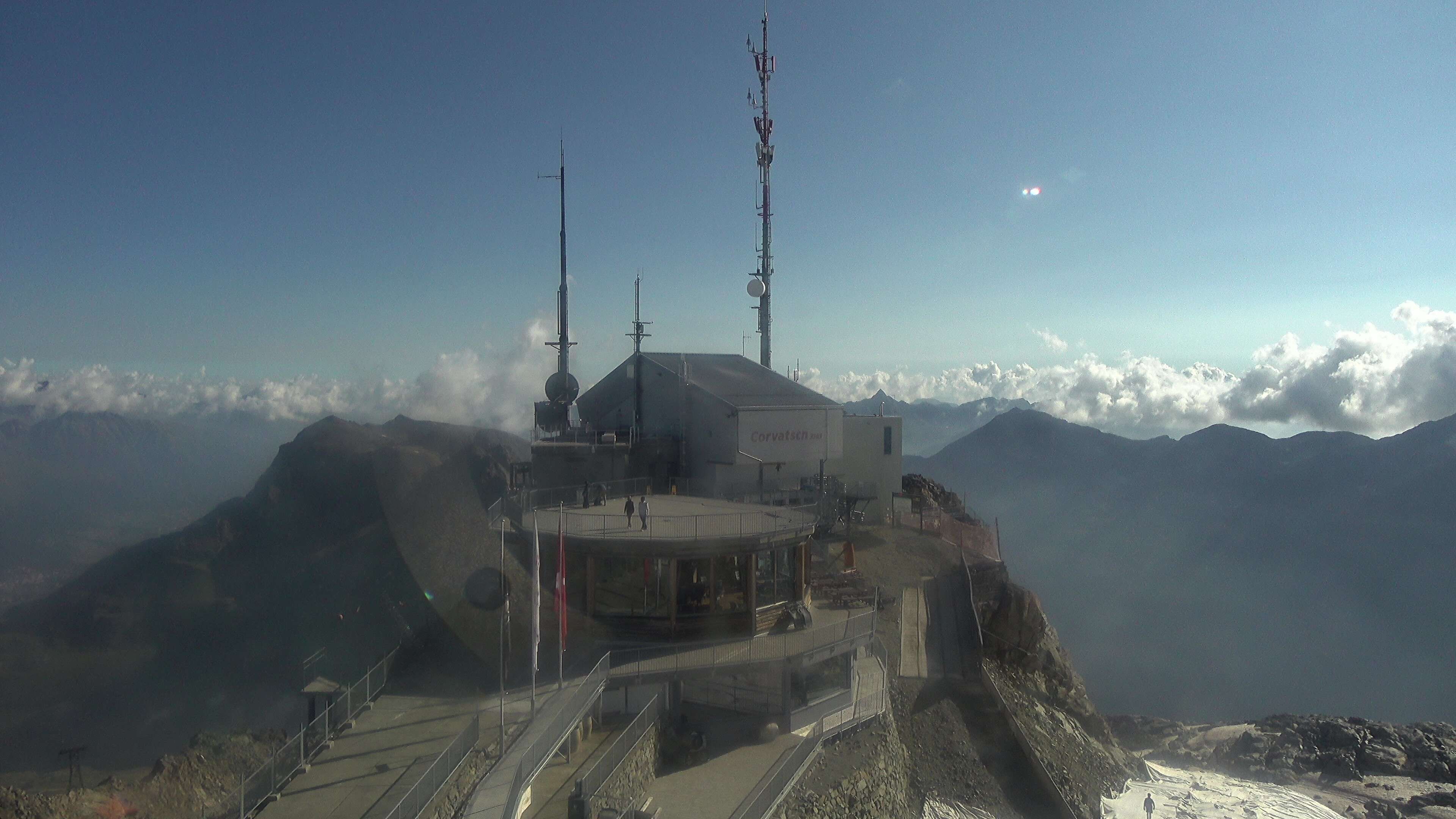 Silvaplana: Corvatsch - Corvatsch, Bergstation Corvatsch 3303