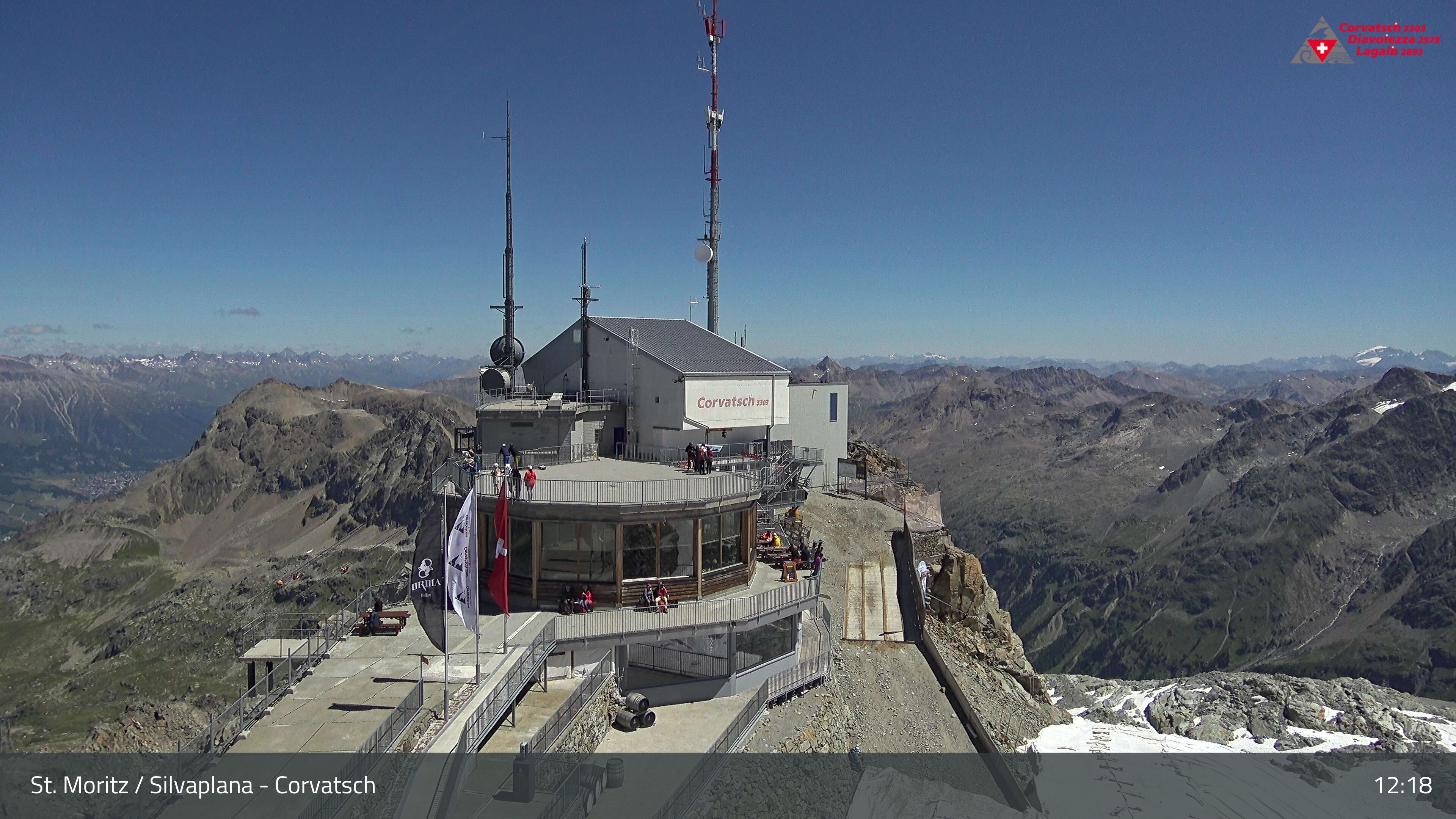 Silvaplana › Nordosten: Restaurant 3303 - Piz Corvatsch - Munt Arlas