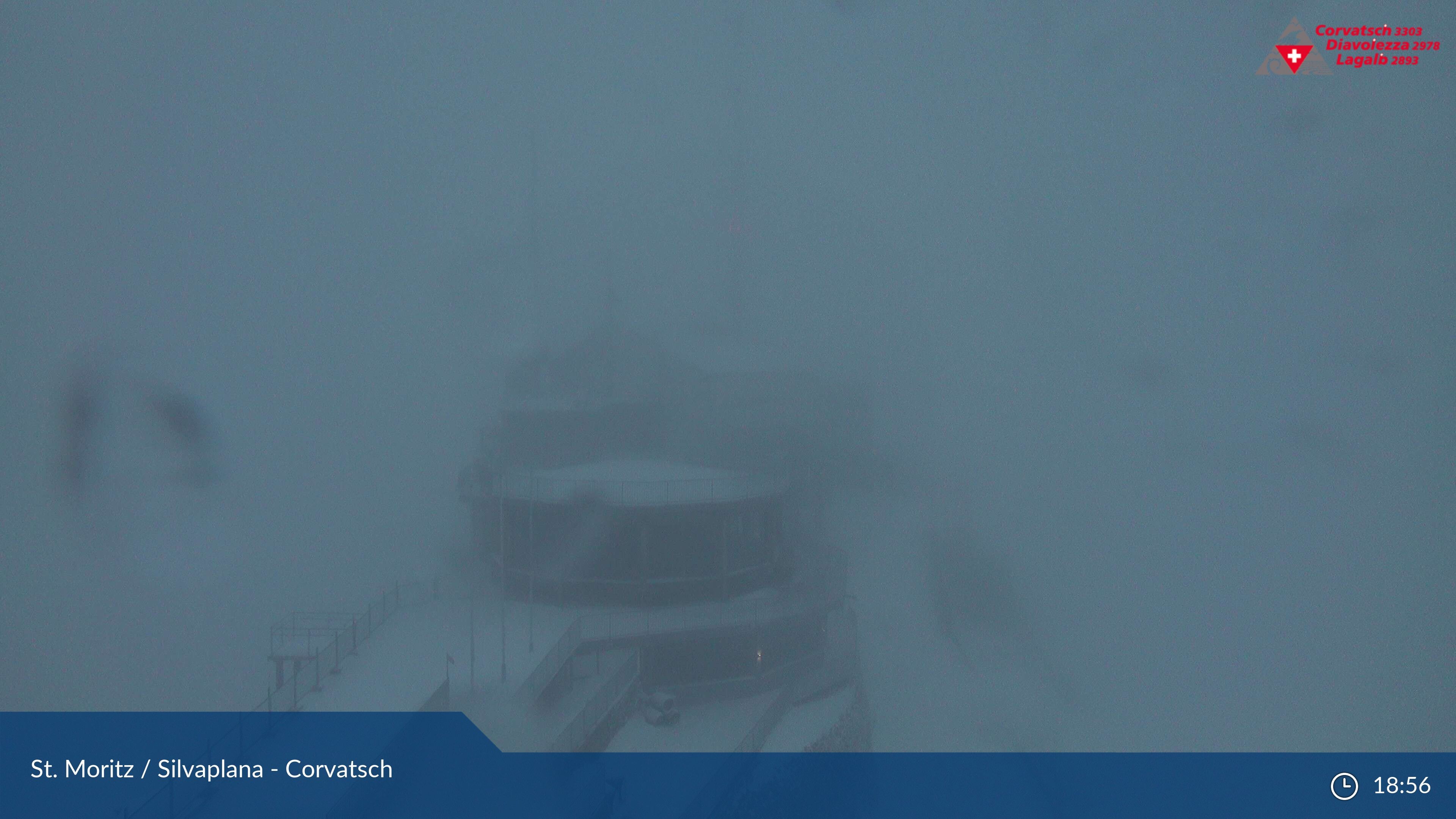 Silvaplana: Corvatsch - Corvatsch, Bergstation Corvatsch 3303