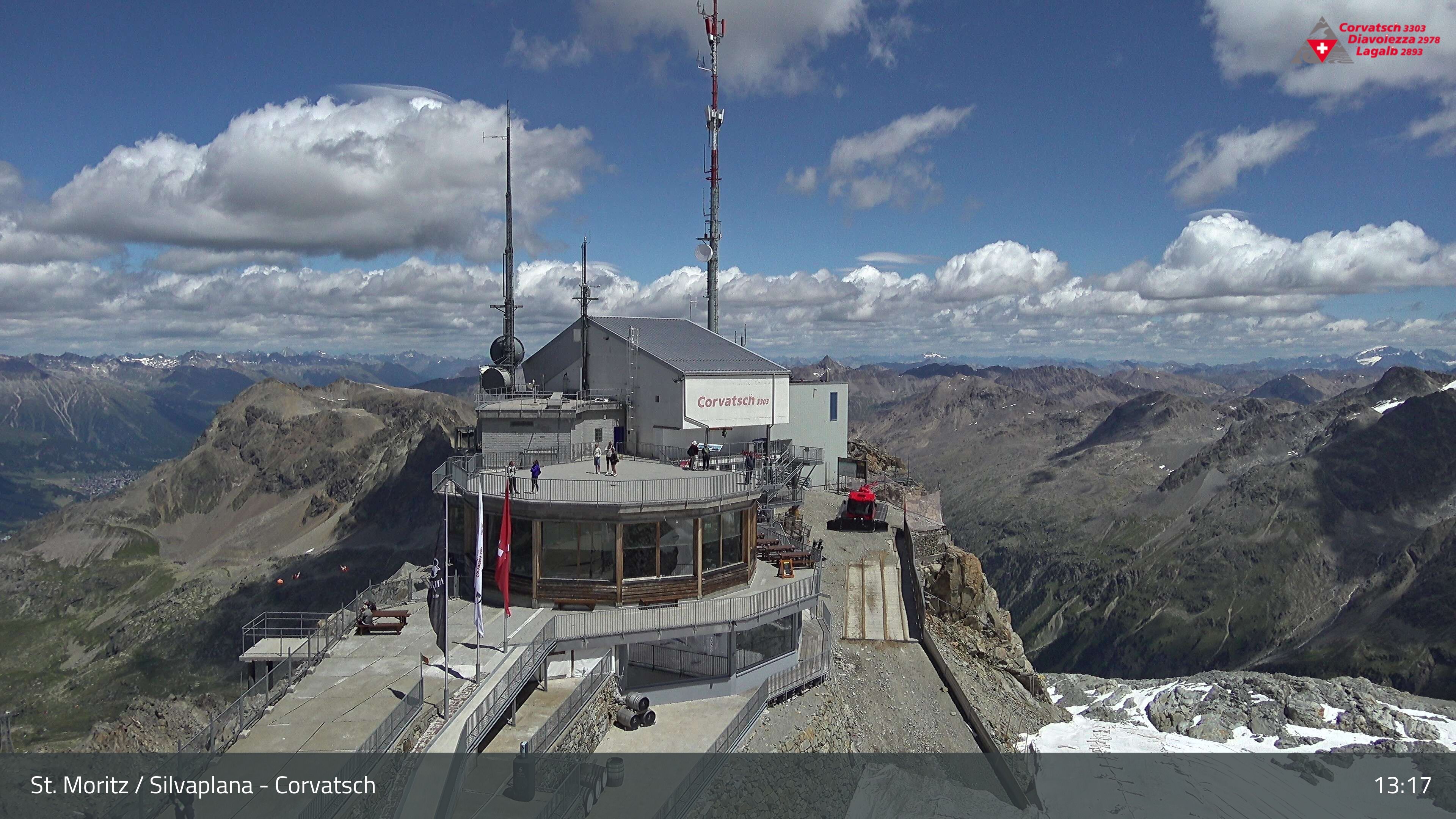 Silvaplana › Nordosten: Restaurant 3303 - Piz Corvatsch - Munt Arlas