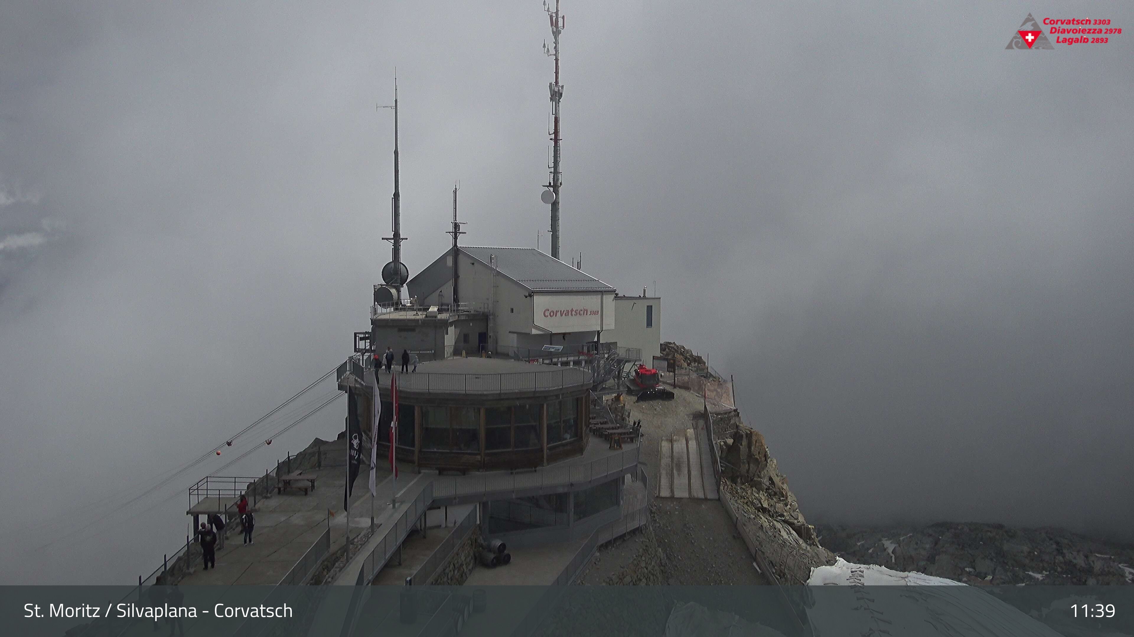 Silvaplana › Nordosten: Restaurant 3303 - Piz Corvatsch - Munt Arlas