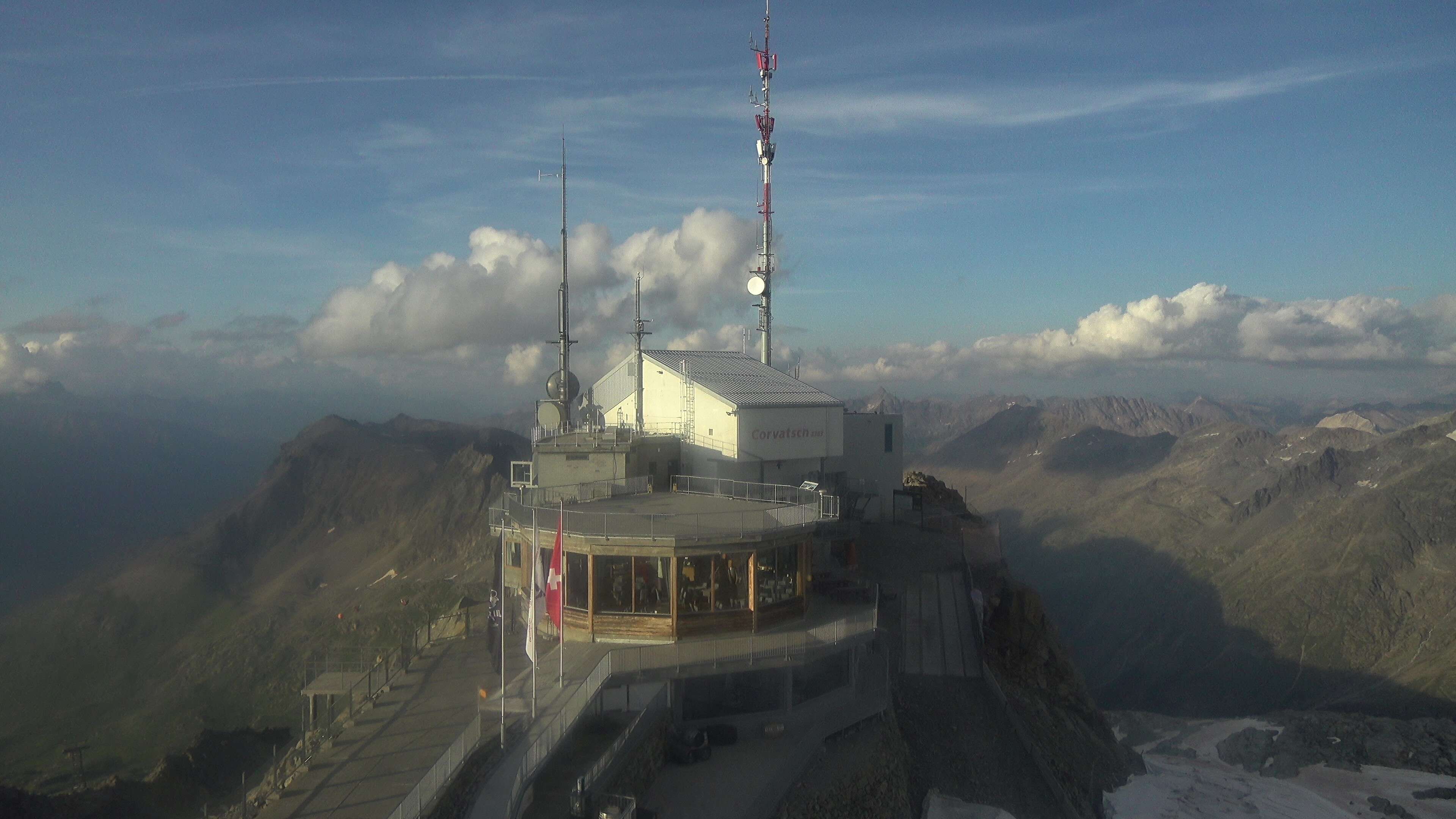 Silvaplana: Corvatsch - Corvatsch, Bergstation Corvatsch 3303