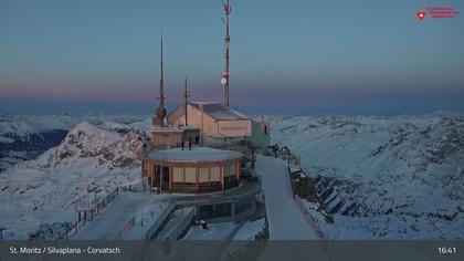 Silvaplana: Corvatsch - Corvatsch, Bergstation Corvatsch 3303