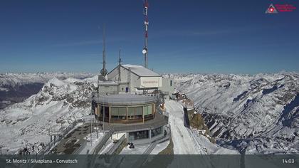 Silvaplana: Corvatsch - Corvatsch, Bergstation Corvatsch 3303