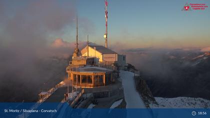 Silvaplana: Corvatsch - Corvatsch, Bergstation Corvatsch 3303