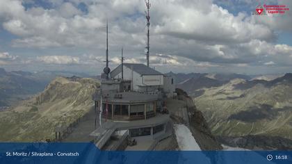 Silvaplana: Corvatsch - Corvatsch, Bergstation Corvatsch 3303