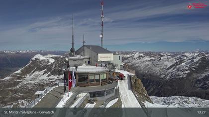 Silvaplana: Corvatsch - Corvatsch, Bergstation Corvatsch 3303