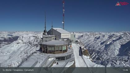 Silvaplana: Corvatsch - Corvatsch, Bergstation Corvatsch 3303