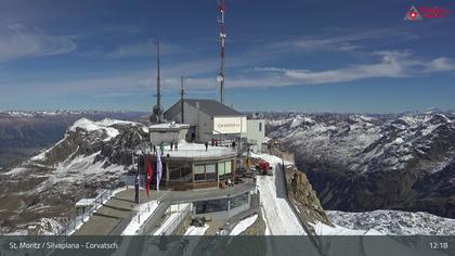 Silvaplana: Corvatsch - Corvatsch, Bergstation Corvatsch 3303