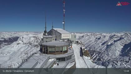 Silvaplana: Corvatsch - Corvatsch, Bergstation Corvatsch 3303
