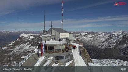 Silvaplana: Corvatsch - Corvatsch, Bergstation Corvatsch 3303