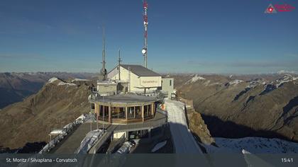 Silvaplana: Corvatsch - Corvatsch, Bergstation Corvatsch 3303