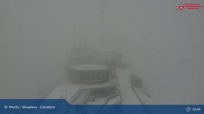 Silvaplana: Corvatsch - Corvatsch, Bergstation Corvatsch 3303