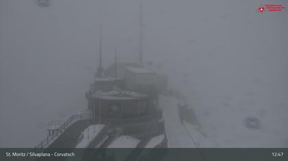 Silvaplana: Corvatsch - Corvatsch, Bergstation Corvatsch 3303