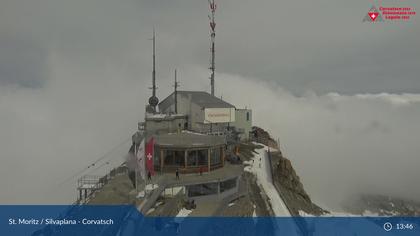 Silvaplana: Corvatsch - Corvatsch, Bergstation Corvatsch 3303