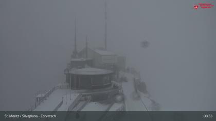 Silvaplana: Corvatsch - Corvatsch, Bergstation Corvatsch 3303