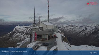 Silvaplana: Corvatsch - Corvatsch, Bergstation Corvatsch 3303