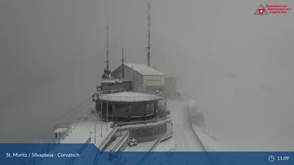 Silvaplana: Corvatsch - Corvatsch, Bergstation Corvatsch 3303