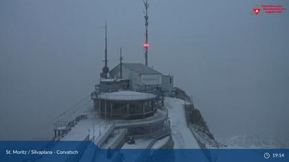 Silvaplana: Corvatsch - Corvatsch, Bergstation Corvatsch 3303