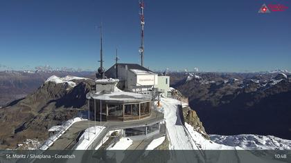 Silvaplana: Corvatsch - Corvatsch, Bergstation Corvatsch 3303