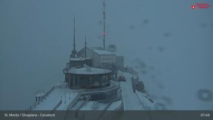 Silvaplana: Corvatsch - Corvatsch, Bergstation Corvatsch 3303