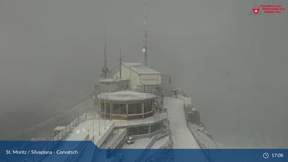 Silvaplana: Corvatsch - Corvatsch, Bergstation Corvatsch 3303