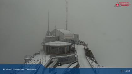 Silvaplana: Corvatsch - Corvatsch, Bergstation Corvatsch 3303